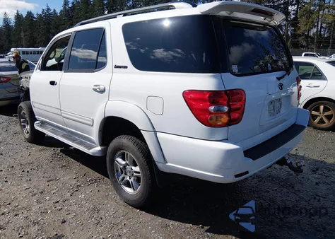 2004 Toyota Sequoia Limited V8 z USA, uszkodzony, nr VIN 5TDBT48AX4S211908